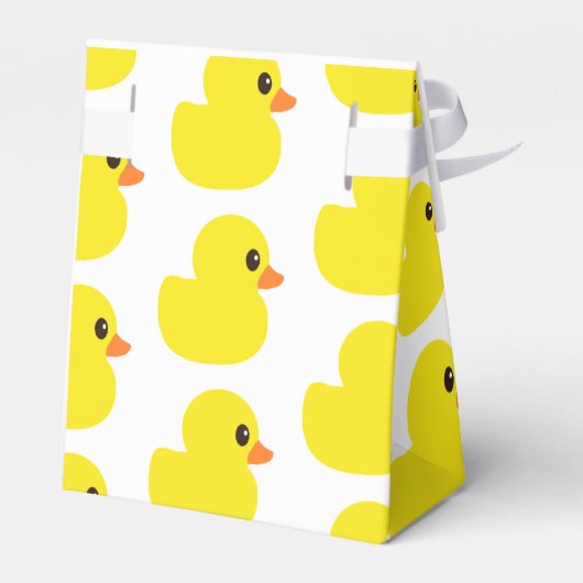 "Rubber Ducky" Tent Favor Box Bedankdoosjes (Achterkant)
