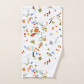 Rubber Ducky Terrazzo patroon Bad Handdoek (Handdoek)