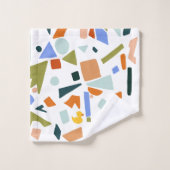 Rubber Ducky Terrazzo patroon Bad Handdoek (Wasdoekje)