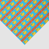 Rubber Ducky Tissuepapier (Detail)