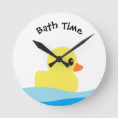 "Rubber Ducky" wandklok (Voorkant)