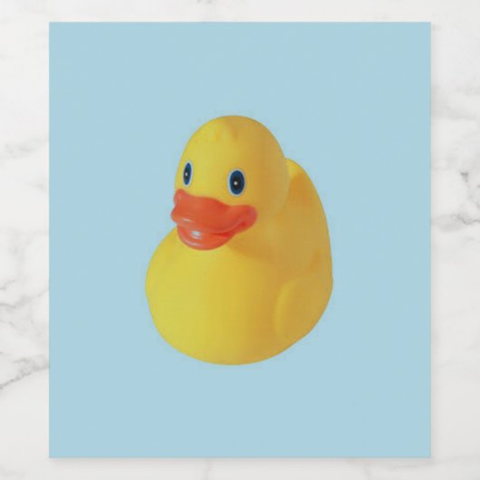 Rubber Ducky Wijn Etiket (Enkel label)