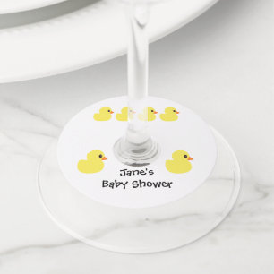"Rubber Ducky" Wijnglas Labels