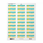 Rubber Ducky Yellow en Green Etiket (Full Sheet)