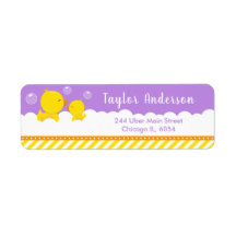 Rubber Ducky Yellow en Paars