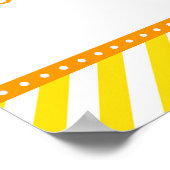 Rubber Ducky Yellow en Roze Baby shower Welkom Poster (Hoek)