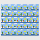 Rubber Ducky's kerstswim Cadeaupapier (Vlak)