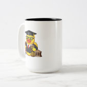 Rubber Eend Advocaat Tweekleurige Koffiemok (Voorkant links)
