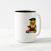 Rubber Eend Advocaat Tweekleurige Koffiemok (Voorkant rechts)
