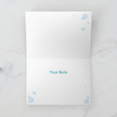 Rubber Eend Baby Shower Bedankt Kaart (Binnen)