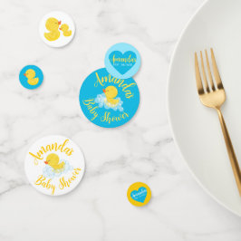 Rubber eend Baby shower Confetti