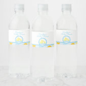 Rubber eend Baby shower waterflesje label Waterfles Etiket (Flessen)