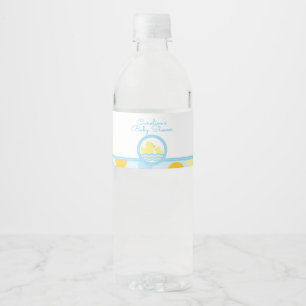 Rubber eend Baby shower waterflesje label Waterfles Etiket