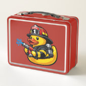 Rubber Eend Brandweerman (Achterkant)