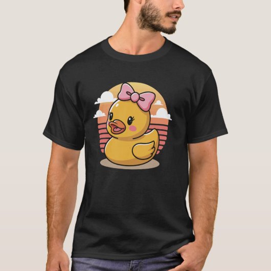 Rubber Eend Coquette T-shirt (Voorkant)