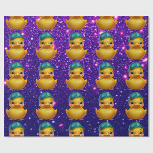 Rubber Eend Cute Charming Thema Geïnspireerd Cadeaupapier