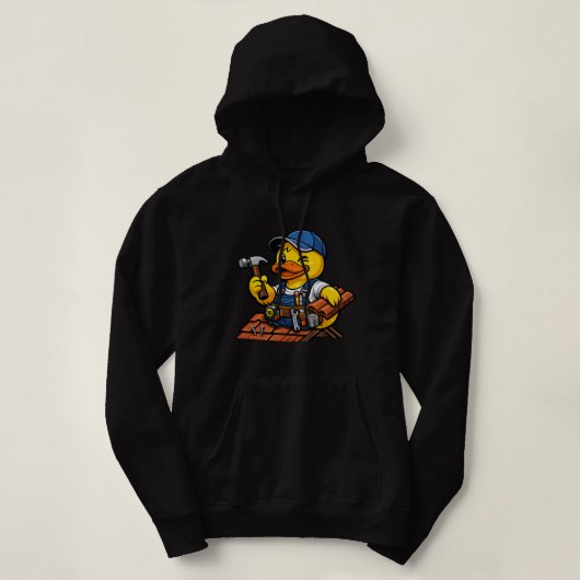 Rubber Eend Dakdekker Hoodie (Design voorkant)