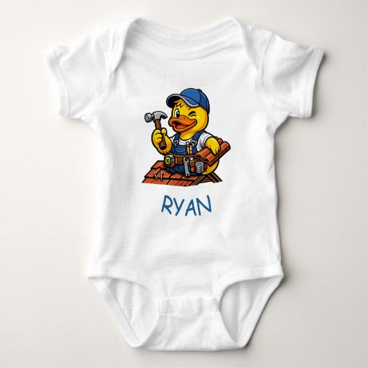 Rubber Eend Dakdekker Romper (Voorkant)