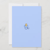 Rubber eend douche uitnodigingen (Achterkant)