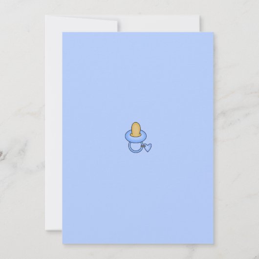 Rubber eend douche uitnodigingen (Achterkant)