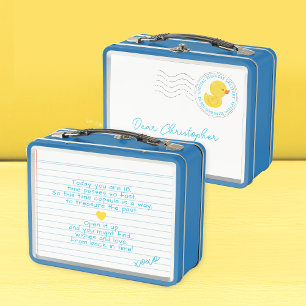 Rubber Eend Eerste Verjaardag Tijd Capsule Lunchbo