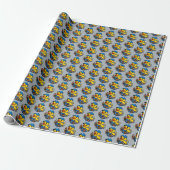 Rubber Eend Elektricien Cadeaupapier (Uitgerold)
