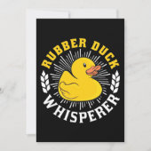 Rubber Eend Fluisteraar Kaart (Voorkant)