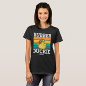 Rubber Eend Gele Duckie Bemanning Bad Eenden Eendj T-shirt (Voorkant volledig)
