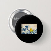 Rubber Eend Grote Golf Cute Ducky Duckie Mannen Vr Ronde Button 5,7 Cm (Voorkant /achterkant)