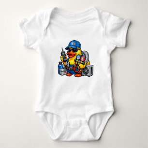 Rubber Eend HVAC Technicus Romper