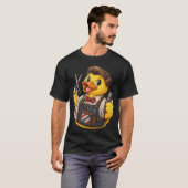 Rubber Eend Kapper Vintage Editie T-shirt (Voorkant volledig)