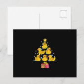 Rubber Eend Kerstboom Duckie Kwak Kerstmis Feestdagenkaart (Voorkant / Achterkant)