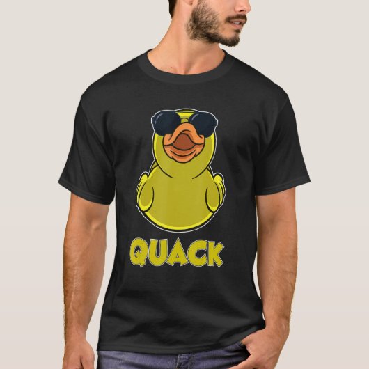 Rubber Eend   Kwaak   Rubber Eend T-shirt (Voorkant)