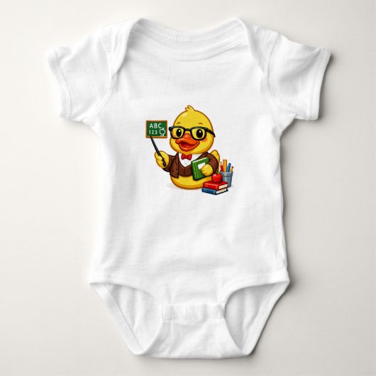 Rubber Eend Leraar Romper (Voorkant)
