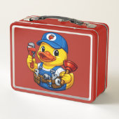 Rubber Eend Loodgieter (Achterkant)