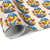 Rubber Eend Loodgieter Cadeaupapier (Rol Hoek)