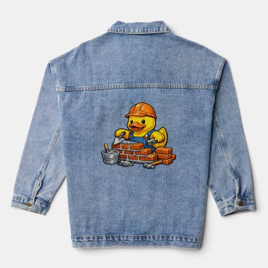 Rubber Eend Metselaar Denim Jacket (Achterkant)