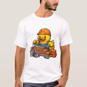 Rubber Eend Metselaar T-shirt (Voorkant)