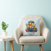 Rubber Eend Monteur Kussen (Stoel)