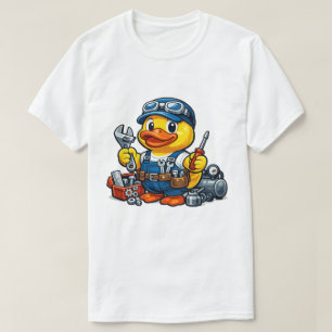 Rubber Eend Monteur T-shirt
