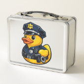 Rubber Eend Politieagent (Achterkant)