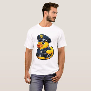 Rubber Eend Politieagent T-shirt
