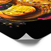 Rubber Eend Rubber Eendje Dansen Disco Rubber Eend Poster (Hoek)