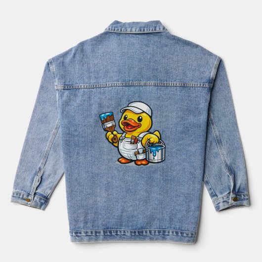 Rubber Eend Schilder Denim Jacket (Achterkant)