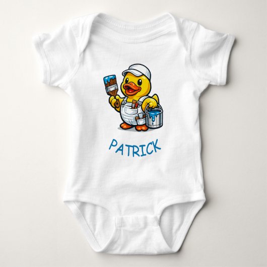Rubber Eend Schilder Romper (Voorkant)
