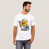 Rubber Eend Schilder T-shirt (Voorkant volledig)