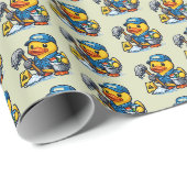 Rubber Eend Schoonmaker Cadeaupapier (Rol Hoek)