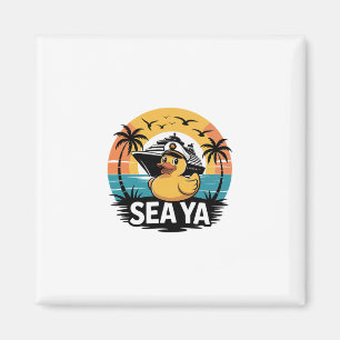 Rubber Eend Sea Ya Cruise Schip Vakantie Familie M Magneet
