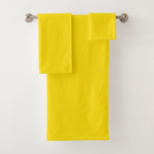 Rubber Eend Speelgoed Geel Herfst Effen Kleur Bad Handdoek (Insitu)
