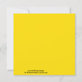 Rubber Eend Speelgoed Geel Herfst Herfst Effen Kle Kaart (Achterkant)